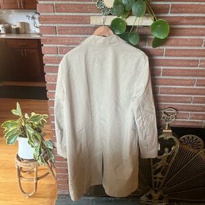 Zara men’s lined trench coat